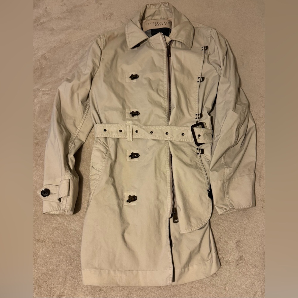Burberry Beige Trench Coat with Belt